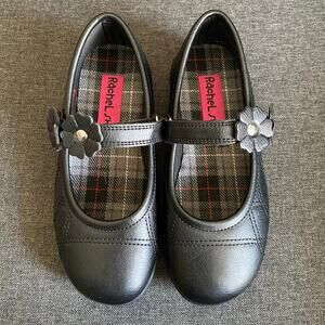 Rachel girls black Mary jane style shoes size 12